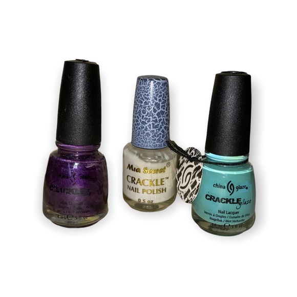 Crackle China Glaze Nail Polish Bundle - Picture 1 of 2